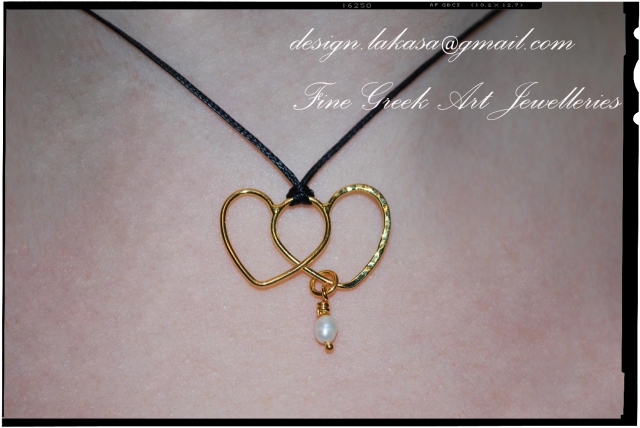 καρδιές_ασημένιο_μενταγιόν_κολιέ_925_επιχρυσωμένο_sterling_silver_hearts_necklace_pendant_jewellery_κολιέ_lakasa_e-shop