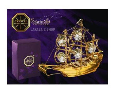 deco8_miniature_figurine_collection_swarovski_crystal_ship_gift_luxury